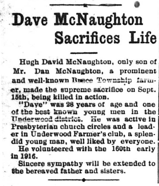 Port Elgin Times, September 25, 1918, p1